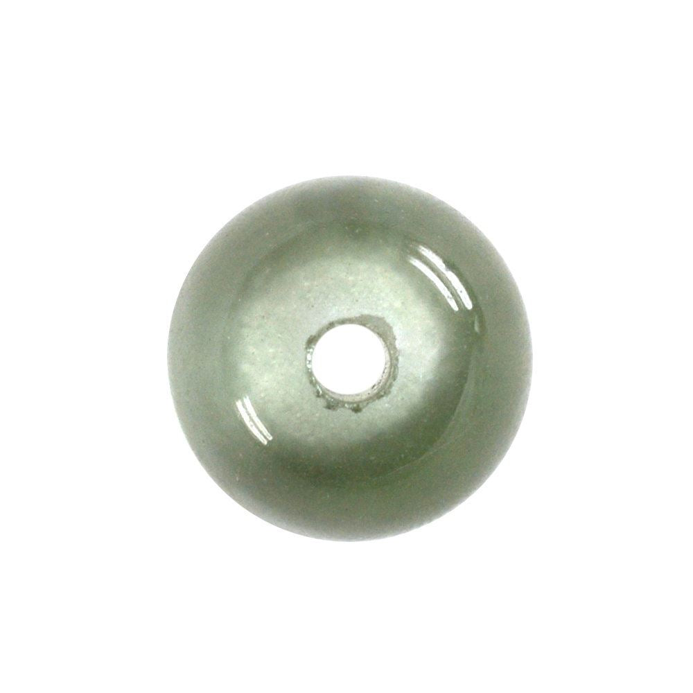 GREEN QUARTZ (SPECIAL) PLAIN ROUND BALLS (FULL DRILL 1.50MM) 8MM 3.30 Cts.