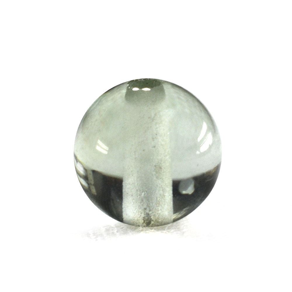 GREEN QUARTZ (SPECIAL) PLAIN ROUND BALLS (FULL DRILL 1.50MM) 8MM 3.30 Cts.