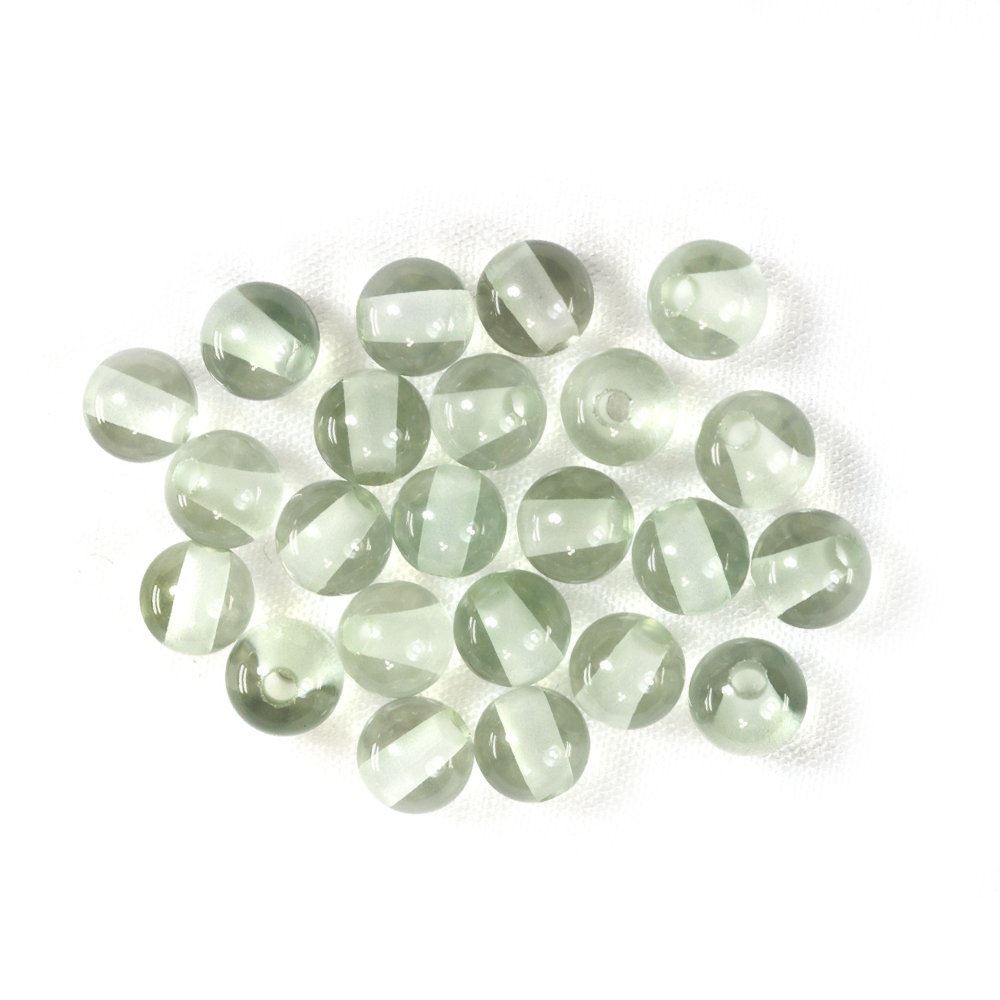 GREEN QUARTZ (SPECIAL) PLAIN ROUND BALLS (FULL DRILL 1.50MM) 6MM 1.35 Cts.