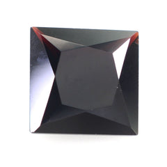 DARK RED GARNET PRINCESS CUT SQUARE 8MM 2.88 Cts.