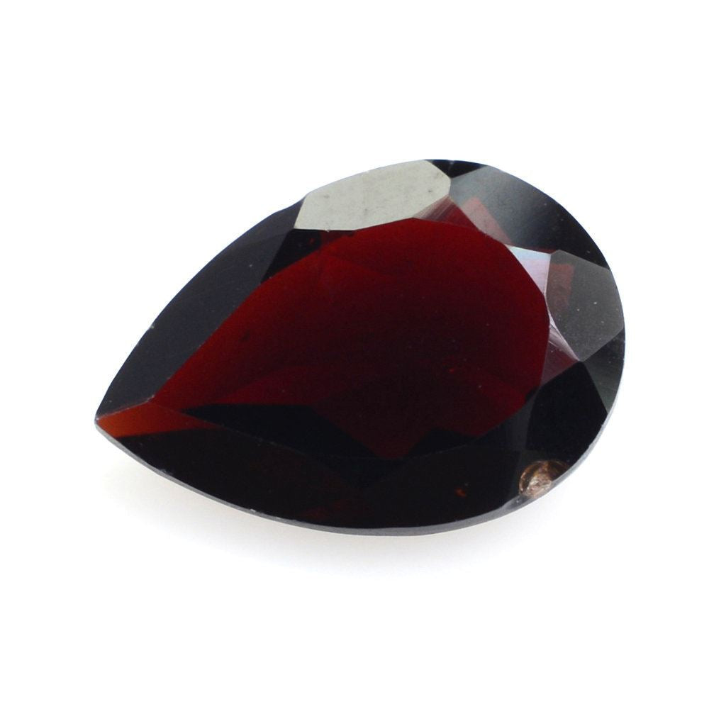 DARK RED GARNET CUT PEAR 10X7MM 1.74 Cts.