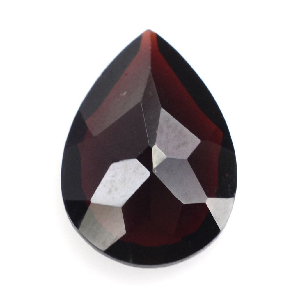 DARK RED GARNET CUT PEAR 10X7MM 1.74 Cts.