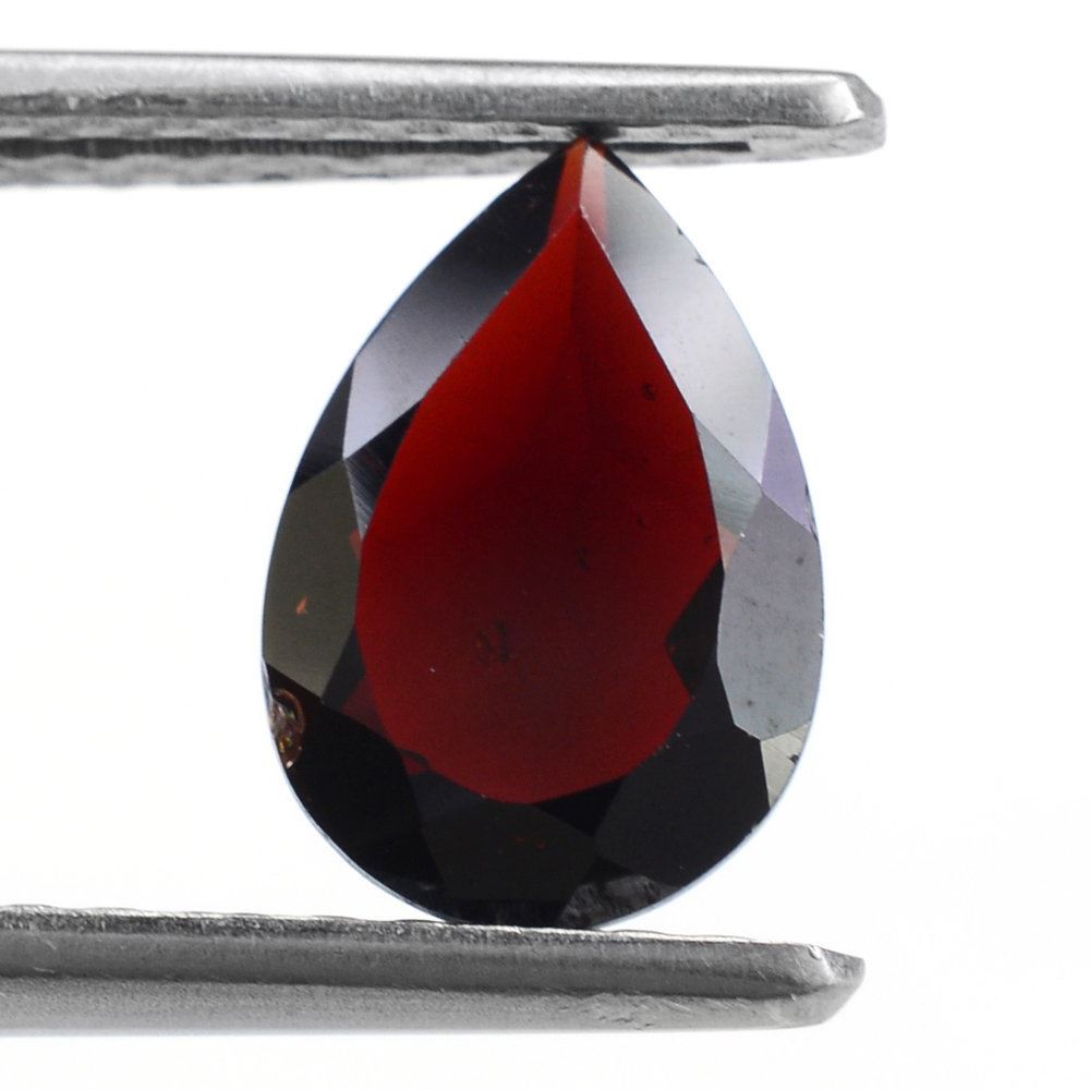 DARK RED GARNET CUT PEAR 10X7MM 1.74 Cts.