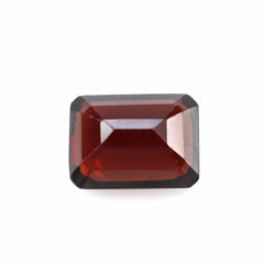 DARK RED GARNET CUT OCTAGON 8X6MM 1.80 Cts.