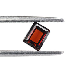 DARK RED GARNET CUT OCTAGON 5X4MM 0.68 Cts.