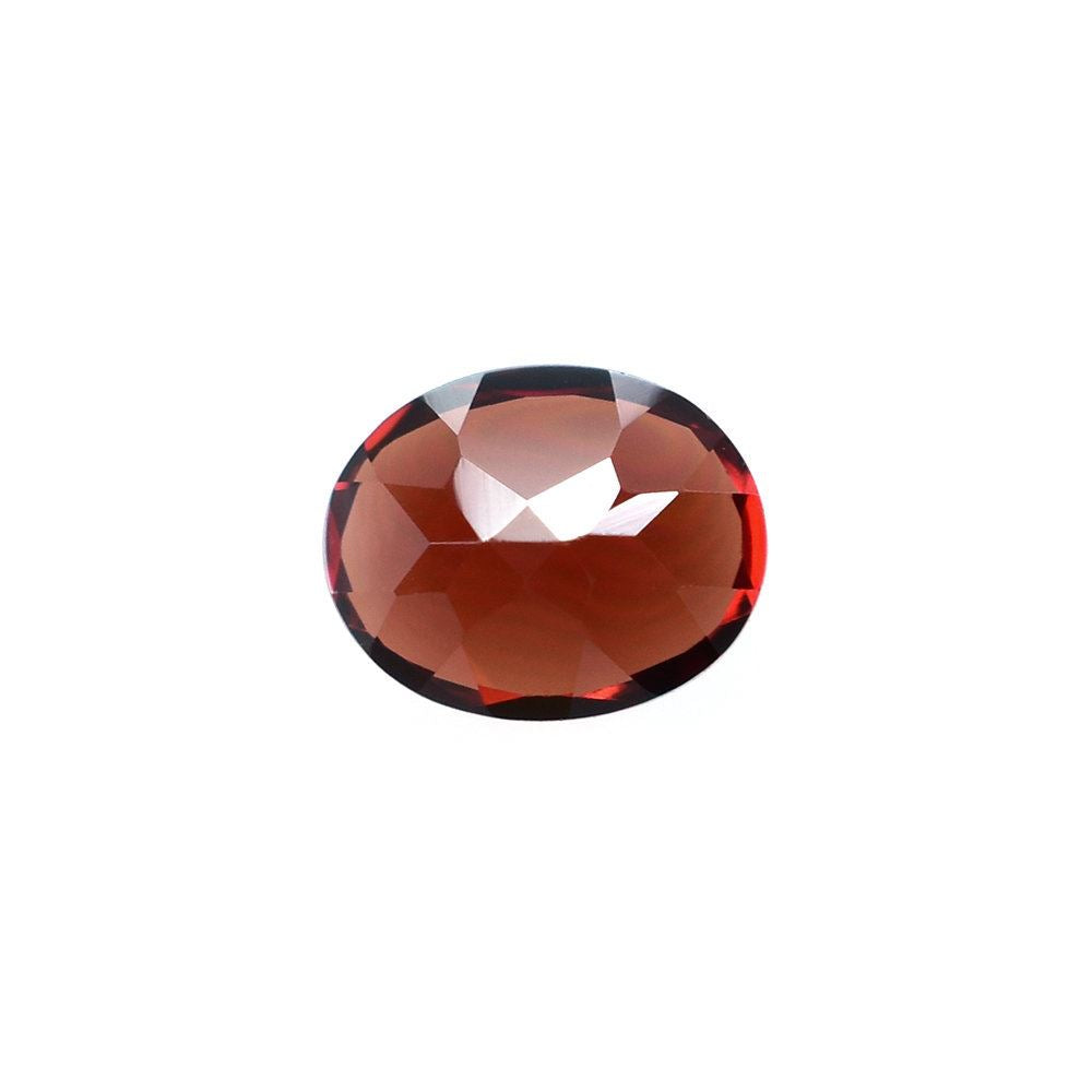 RED GARNET CUT OVAL (OPEN RED/CLEAN) 6X5MM 0.73 Cts.