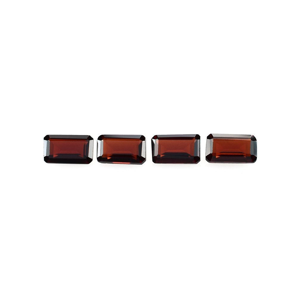 RED GARNET STEP CUT OCTAGON (OPEN RED/CLEAN) 5X3MM 0.31 Cts.