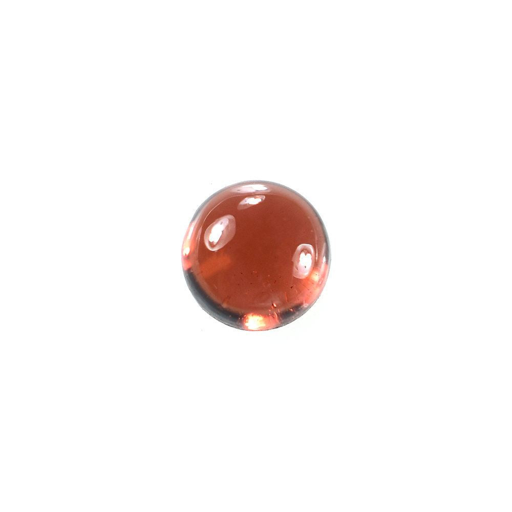 RED GARNET PLAIN ROUND CAB (OPEN RED/SI) 4.00MM 0.42 Cts.