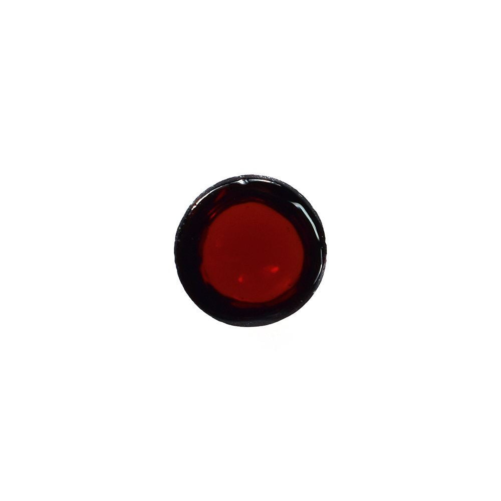 RED GARNET PLAIN ROUND CAB (DARK RED/SI) 4.00MM 0.41 Cts.