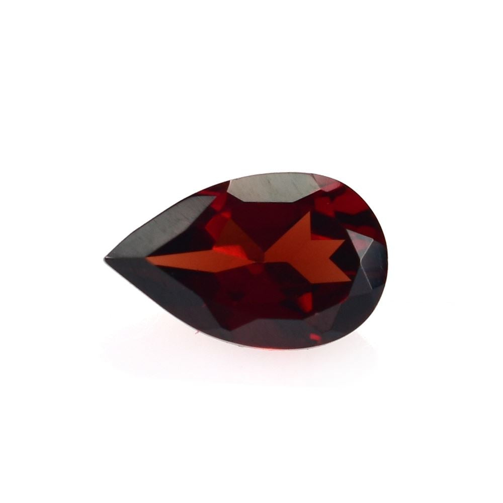 GARNET CUT PEAR (MEDIUM RED)(CLEAN) 8.00X5.00 MM 1.00 Cts.