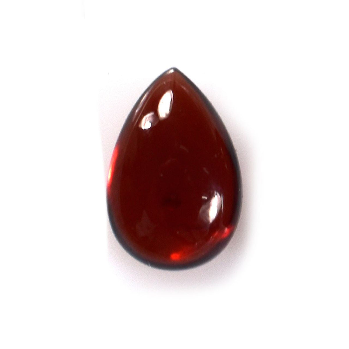 GARNET PLAIN PEAR CAB (OPEN RED)(HI) 9.00X6.00 MM 1.88 Cts.