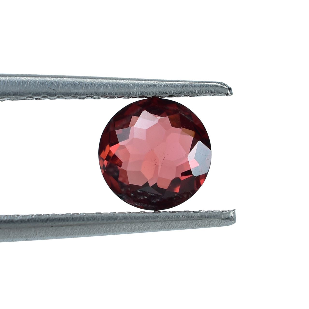 GARNET IRREGULAR BRIOLETTE ROUND (OPEN RED)(CLEAN) 6.00X6.00 MM 1.10 Cts.