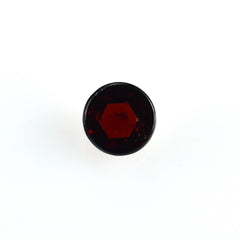 GARNET ROSE CUT ROUND CAB (DARK RED)(SI) 6.00X6.00 MM 1.18 Cts.