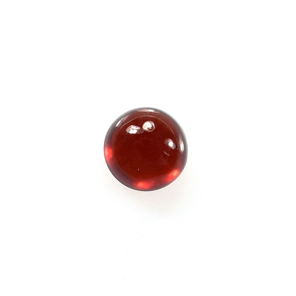 GARNET PLAIN ROUND CAB (MEDIUM RED)(VSI) 4.00X4.00 MM 0.40 Cts.