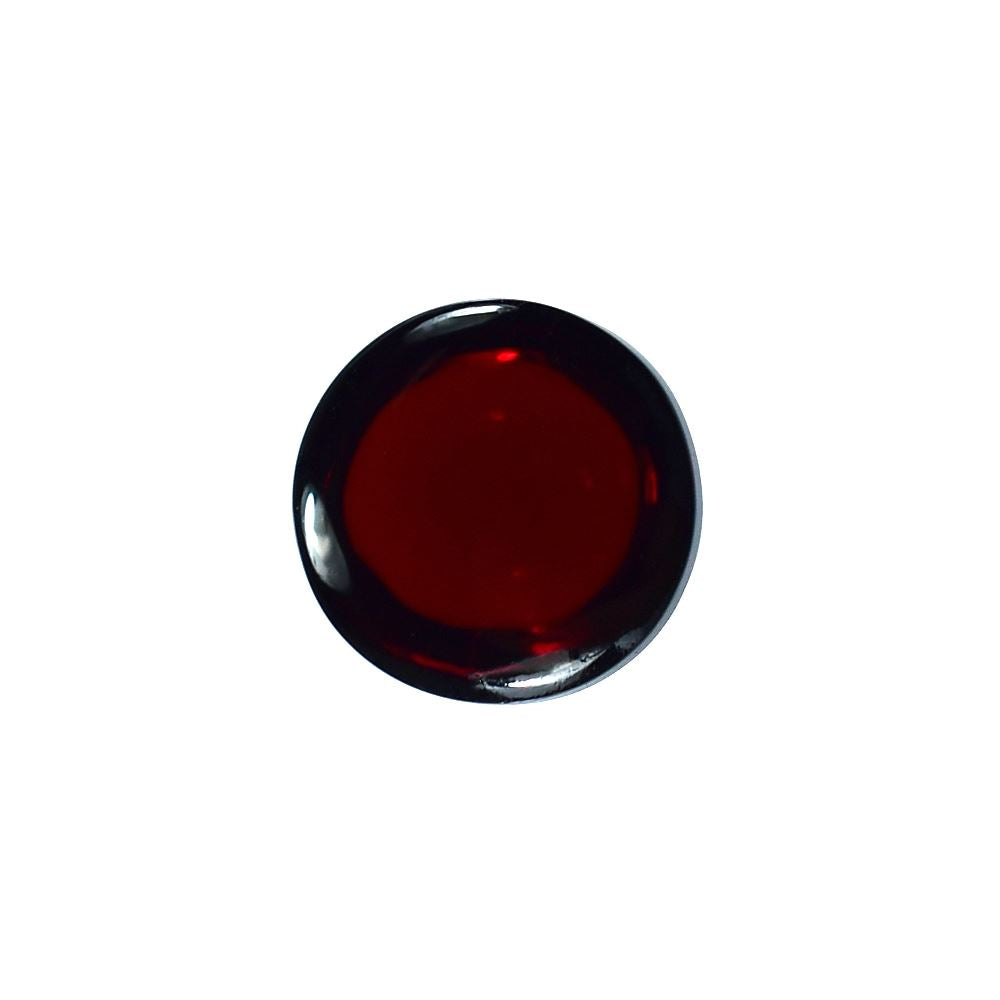 GARNET PLAIN ROUND CAB (DARK RED)(CLEAN) 8.00X8.00 MM 2.82 Cts.