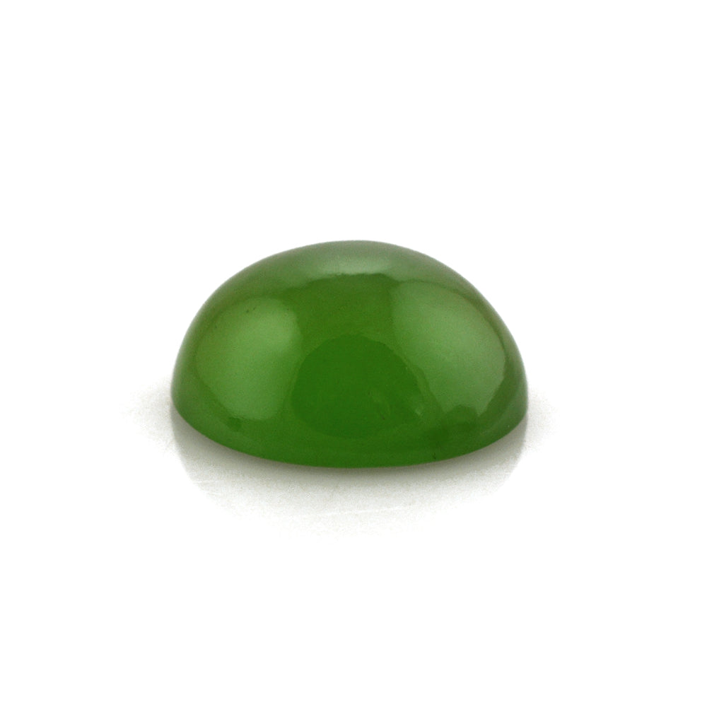 GREEN SERPENTINE ROUND CAB 12MM 5.20 Cts.