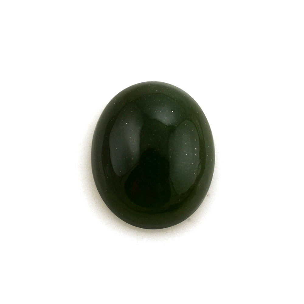 GREEN SERPENTINE OVAL CAB 12X10MM 4.20 Cts.