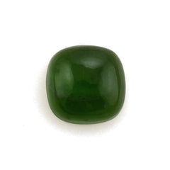 GREEN SERPENTINE CUSHION CAB 10MM 4.70 Cts.