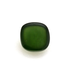 GREEN SERPENTINE CUSHION CAB 10MM 4.70 Cts.