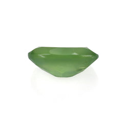 GREEN SERPENTINE CUT OVAL 8X6MM 0.97 Cts.