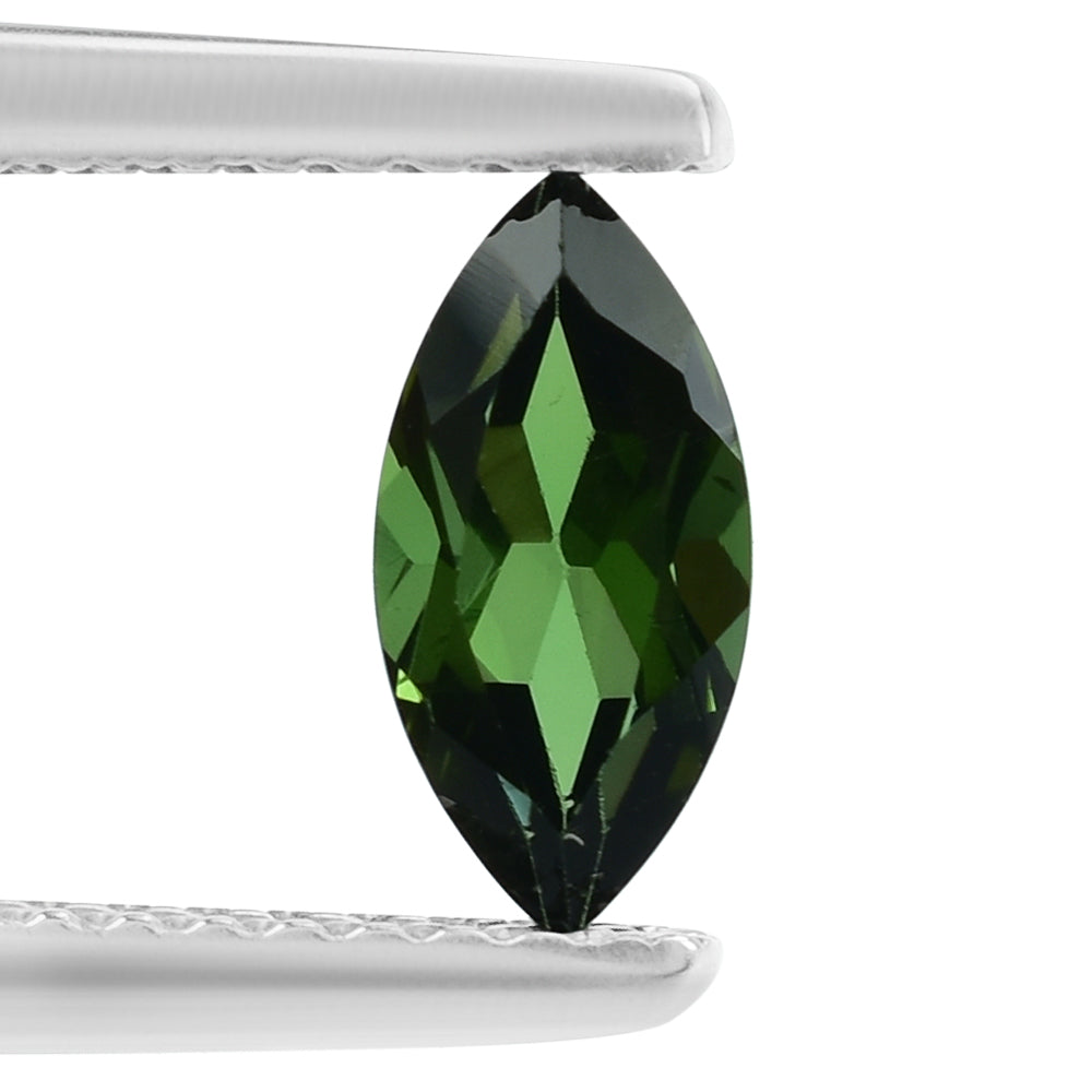 GREEN TOURMALINE CUT MARQUISE 8x4MM 0.60 Cts.