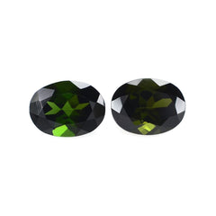 GREEN TOURMALINE CUT OVAL (MEDIUM) 8X6MM 1.24Cts.