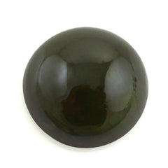 GREEN TOURMALINE ROUND CAB (DARK) 10MM 4.15 Cts.