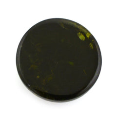 GREEN TOURMALINE ROUND CAB (DARK) 10MM 4.15 Cts.