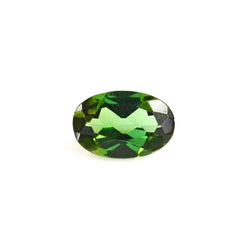 GREEN TOURMALINE CUT OVAL (MEDIUM) 6X4MM 0.42 Cts.