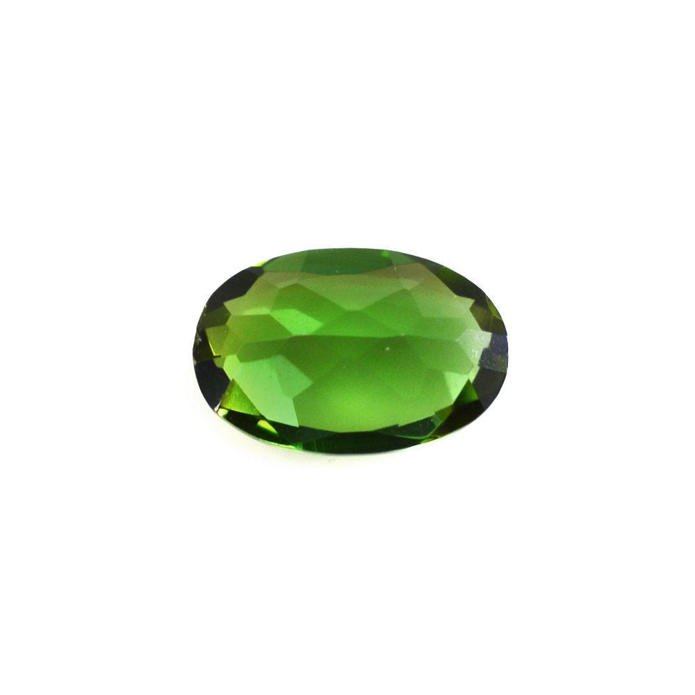 GREEN TOURMALINE CUT OVAL (MEDIUM) 6X4MM 0.42 Cts.