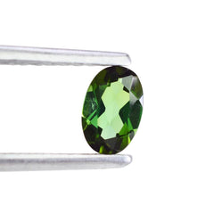 GREEN TOURMALINE CUT OVAL (MEDIUM) 6X4MM 0.42 Cts.