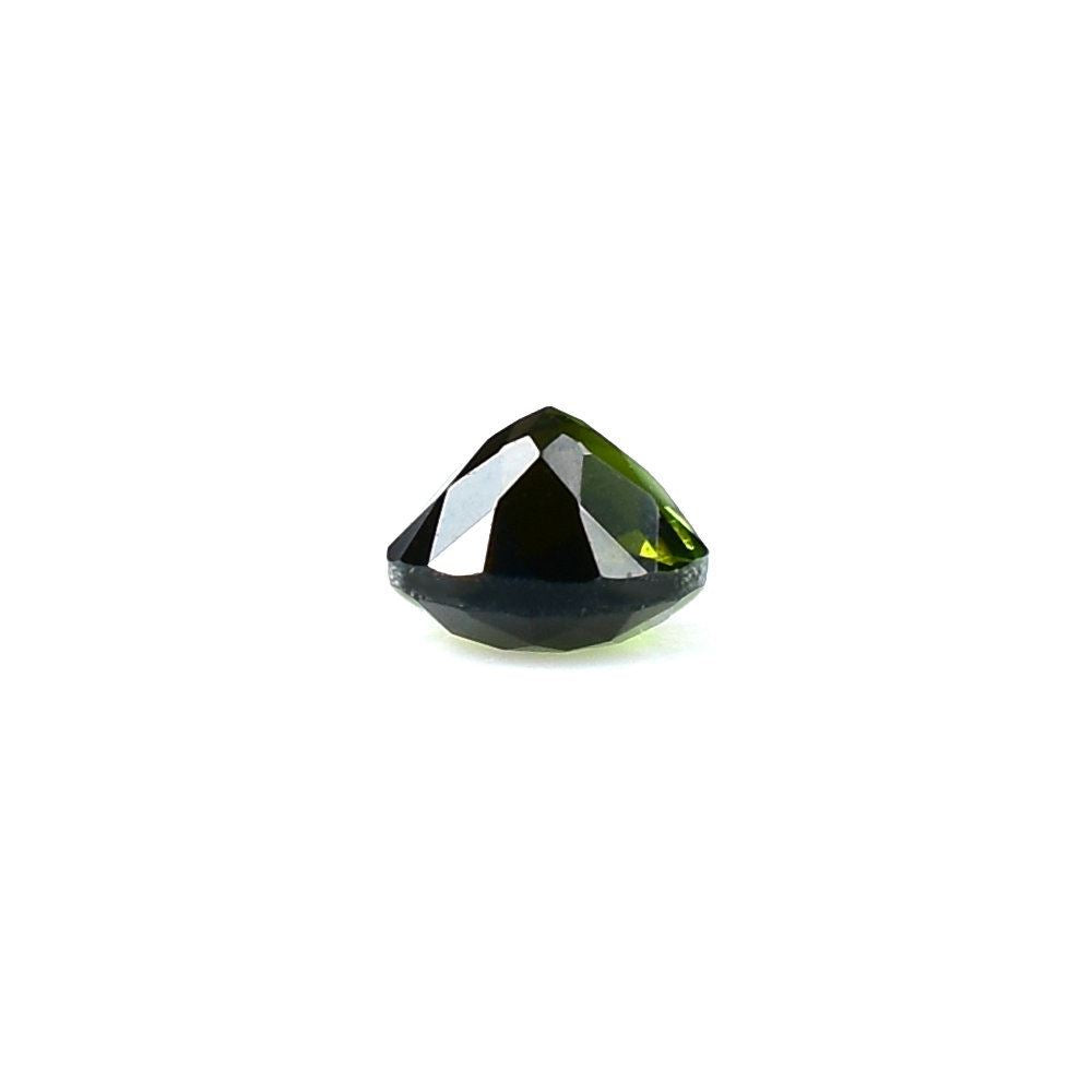 GREEN TOURMALINE CUT ROUND (DARK) 4MM 0.27 Cts.