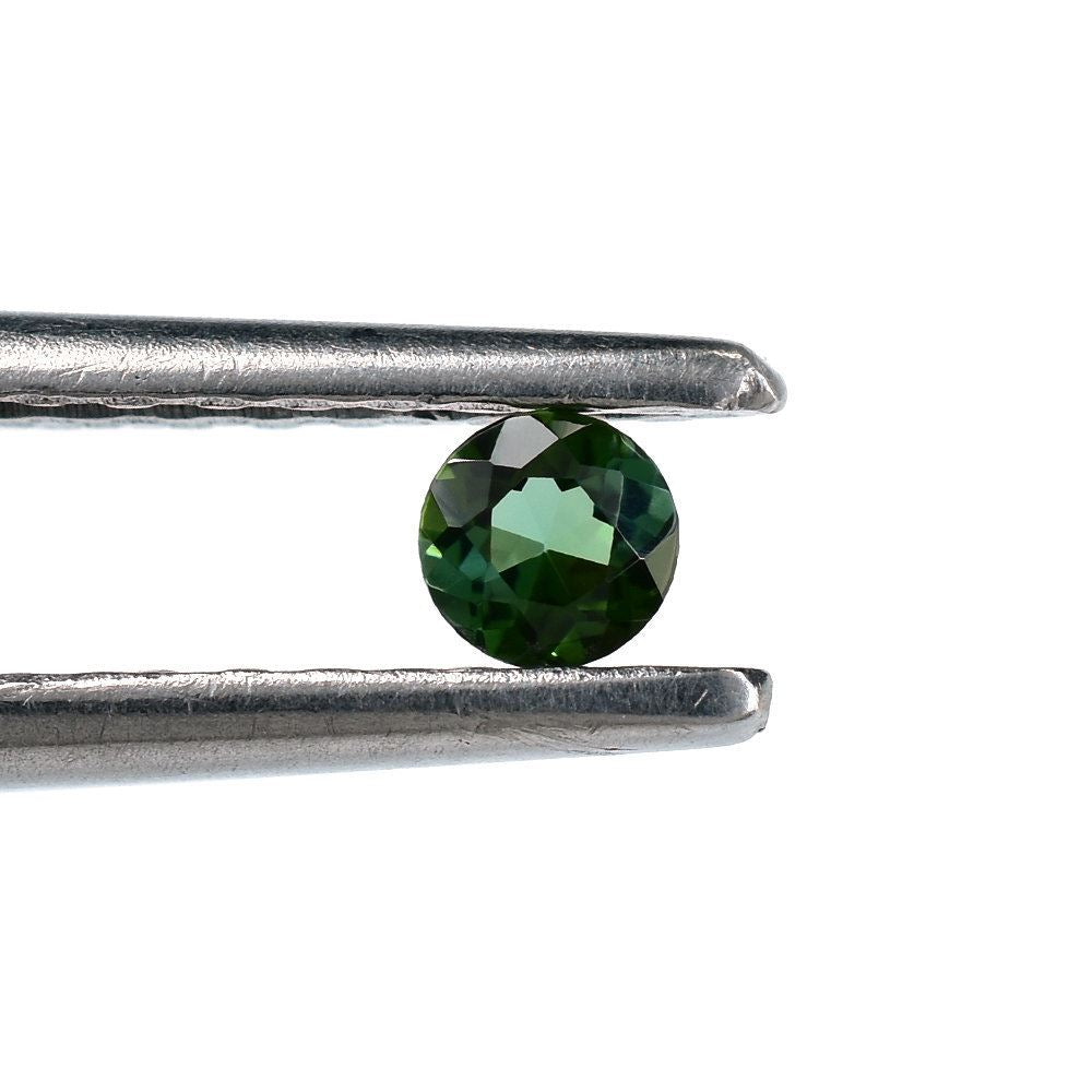 GREEN TOURMALINE CUT ROUND (MEDIUM) 3MM 0.11 Cts.