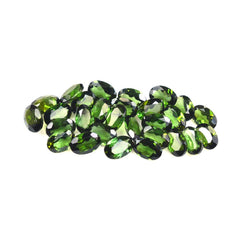 GREEN TOURMALINE CUT OVAL (MEDIUM/SI) 6X4MM 0.44 Cts.