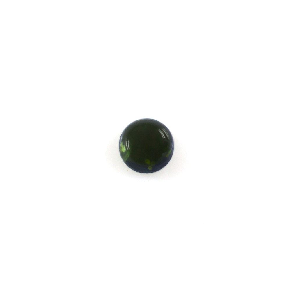 GREEN TOURMALINE ROUND CAB (DARK/SI) 2.50MM 0.08 Cts.