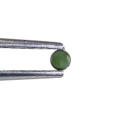 GREEN TOURMALINE ROUND CAB (DARK/SI) 2.50MM 0.08 Cts.