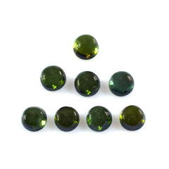 GREEN TOURMALINE ROUND CAB (DARK/SI) 2.50MM 0.08 Cts.