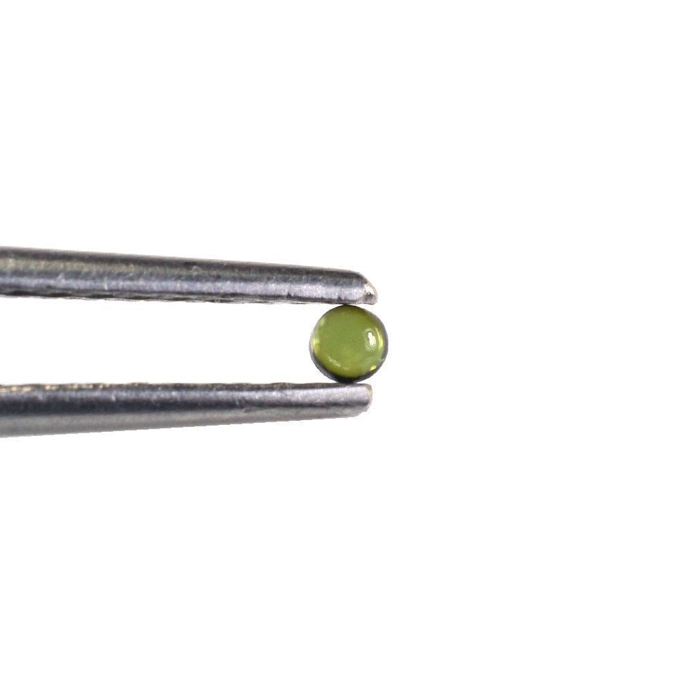 GREEN TOURMALINE ROUND CAB (DARK/SI) 1.80MM 0.03 Cts.