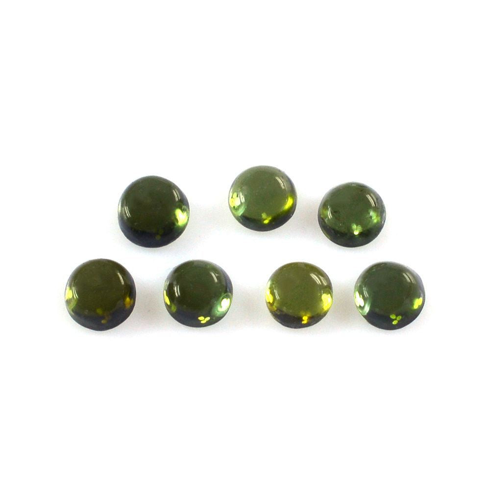 GREEN TOURMALINE ROUND CAB (DARK/SI) 1.80MM 0.03 Cts.