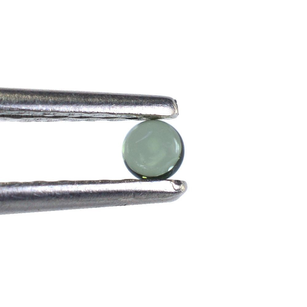 GREEN TOURMALINE ROUND CAB (LITE/SI) 2.50MM 0.08 Cts.