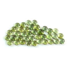 GREEN TOURMALINE ROUND CAB (LITE/SI) 2.50MM 0.08 Cts.