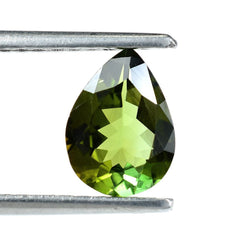 OLD GREEN TOURMALINE CUT PEAR (MEDIUM) 9X7MM 1.34 Cts.