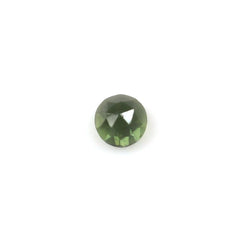 GREEN TOURMALINE ROSE CUT ROUND CAB (MEDIUM/SI) 2.20MM 0.06 Cts.