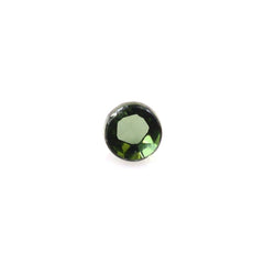 GREEN TOURMALINE ROSE CUT ROUND CAB (MEDIUM/SI) 2.20MM 0.06 Cts.