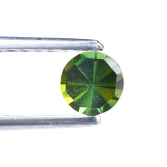 GREEN TOURMALINE SPECIAL CUT ROUND (LITE) 5MM 0.53 Cts.