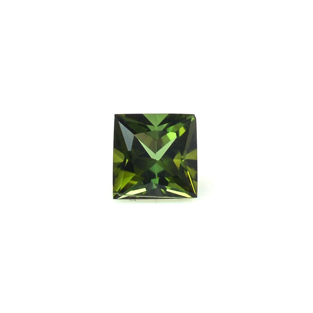 GREEN TOURMALINE PRINCESS CUT SQUARE (MEDIUM) 3.50MM 0.20 Cts.