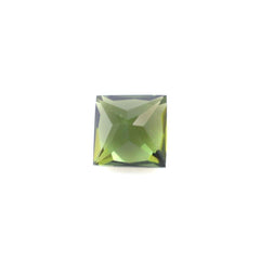 GREEN TOURMALINE PRINCESS CUT SQUARE (MEDIUM) 4MM 0.35 Cts.