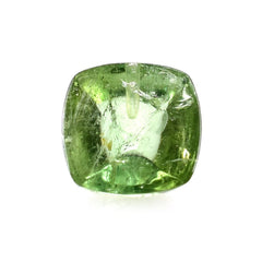 GREEN TOURMALINE SUGARLOAF CUSHION CAB (LITE) (TRANSPARENT) 10X10MM 5.40 Cts.