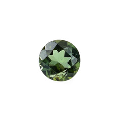 GREEN TOURMALINE CUT ROUND (DARK) (HI) 3.00X3.00MM 0.11 Cts.