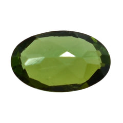 GREEN TOURMALINE CUT OVAL 5X3MM 0.24 Cts.